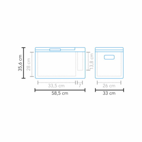 Glacière à compresseur 25 L - Mestic