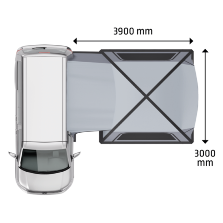 Auvent Cross AIR - Kampa