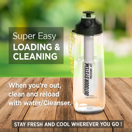Gourde, spray et pulvérisateur douche 700ml - Surf System